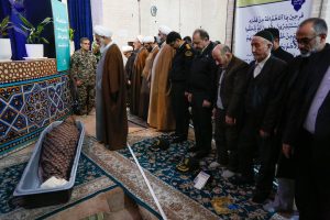 امام جمعه قزوین بر پیکر مرحوم ربانی نماز خواند