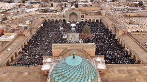 حضور تاریخی مردم قزوین در نماز جمعه روز قدس